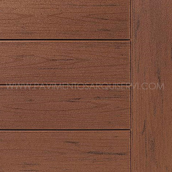 Tarima exterior Tecnológica Madera Marrón Oscuro